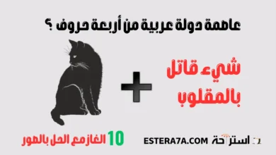 10 ألغاز صعبة مع الحل بالصور للاذكياء-قوة الربط